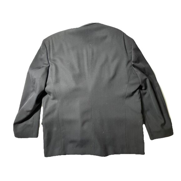 Pierre Cardin Men's Double Breasted Navy Blue Wool Jacket Blazer Size 53R - Picture 4 of 13